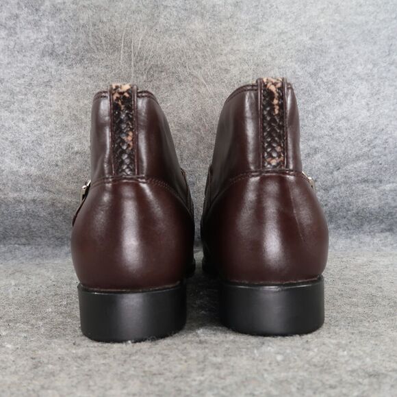 Ariat Shoes Womens 6.5 Bootie Buckle Strap Leather Western Equestrian Ankle Boot - Picture 6 of 16